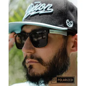 Anvil Metal Sunglasses - Black & Gray Polarized