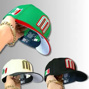 Mexico Urban Snapback Cap – High Quality Embroidered Baseball Hat, Streetwear Flat Brim Cap