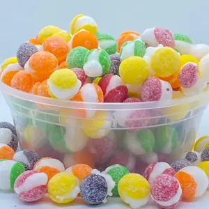 Freeze Dried Sour Frenzies, sour skittles, fruity, Tangy Snack Candy Sweet