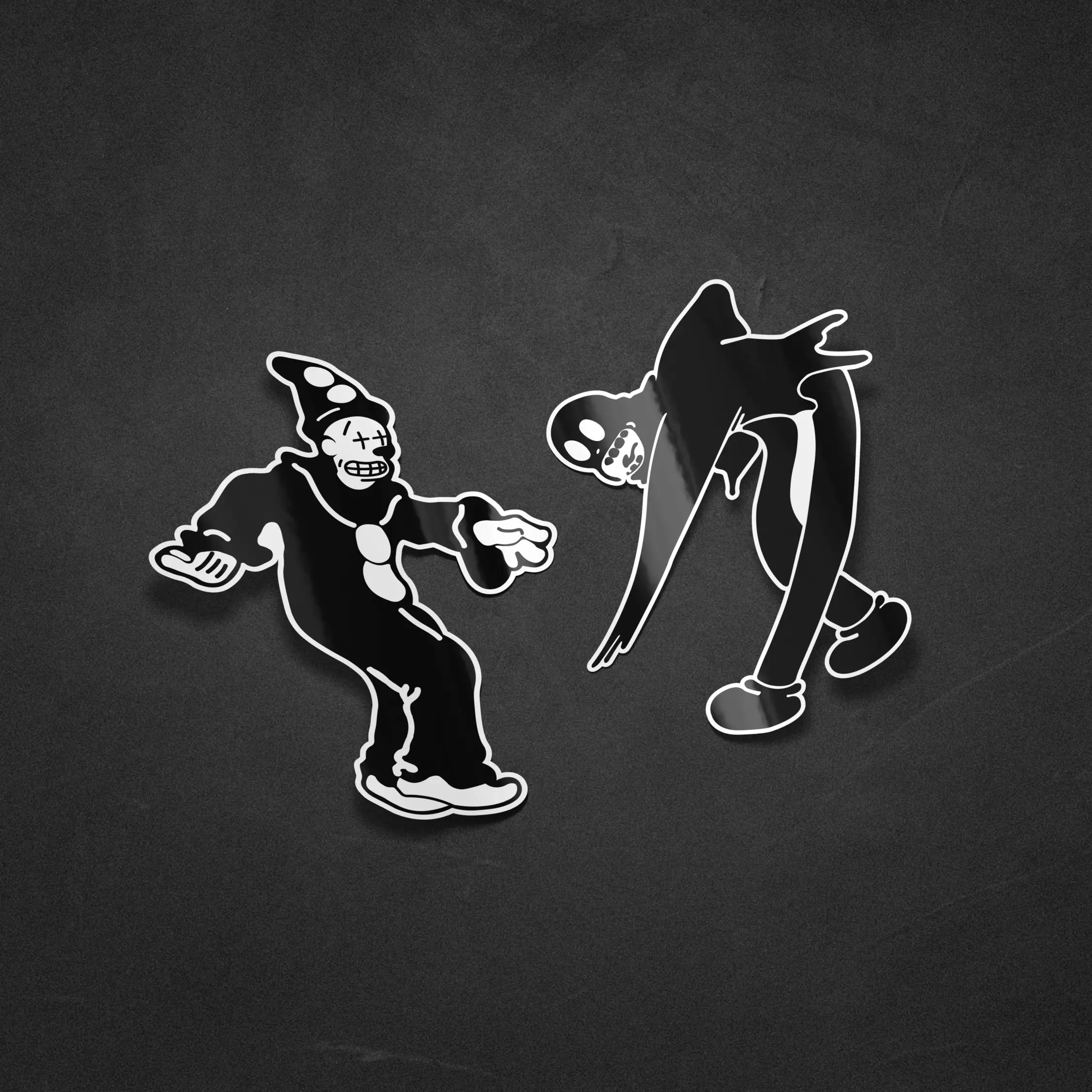 Ghostmane Waterproof Outdoor Sticker - 5-inch Tall, High Quality, Holographic or White Color Options car sticker Vehicle Exterior Decoration Adhesive