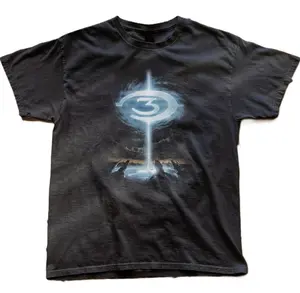 Retro Halo 3 logo tee, tshirt Vintage Gaming Shirt Y2k promotional tee- Vintage y2k tshirt Streetwear Menswear Top