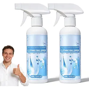 2pcs Non Ionic Clothing Emulsifier Stain Remover,Powerful Laundry Stain Remover Spray,Stain Remover For Clothes Laundry,Non Ionic Emulsifier Clothing Cleaner, Active Enzyme Laundry For Clothes