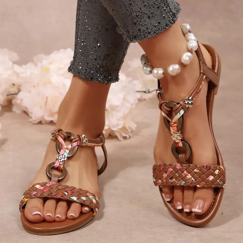 dress sandals low heel - TikTok Shop