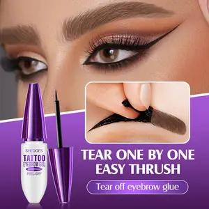 Long-Lasting Brow Gel & Edge Control, Brow Styling Gel, Natural Look Eyebrow Enhancer, Smooth Finish Makeup Essential, Perfect for Daily Use