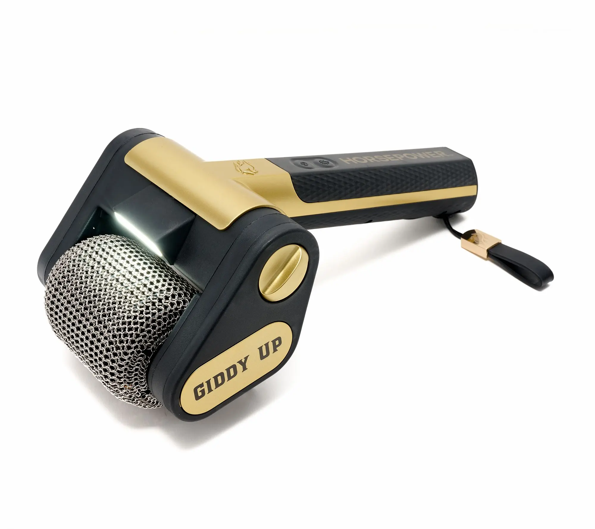 Horsepower Giddy Up Gold Rechargeable Bristleless Grill Brush Horsepower Giddy Up Gold Rechargeable Bristleless Grill Brush