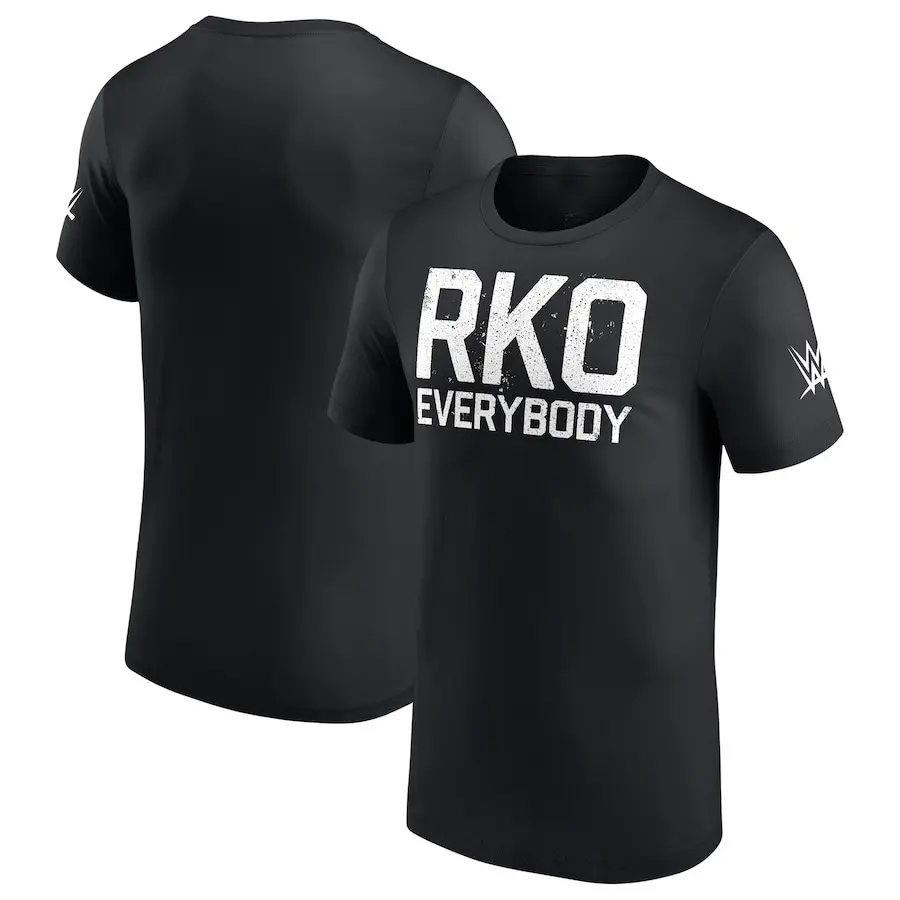 Women's Soft Short-Sleeve Crewneck Graphic T-Shirt - Menswear Option, Randy Orton RKO Everybody Professional Wrestler Unisex Tee, Hoodie Alternative