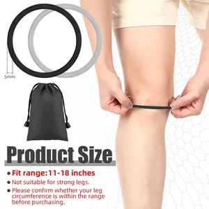 Silicone Patella Knee Band for Basketball Patellar Tendon Support Knee Pain Relief Running Tendon Brace Support Strap 2.95 Inches Diameter Comfortable Wear for Sports Activities
