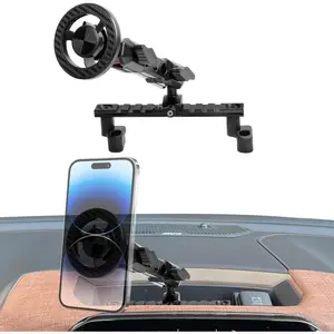 for Magsafe Dash Mount Phone Holder Compatible with Dodge Ram Truck 1500/2500/3500/TRX/RHO 2019+ Accessories, Magnetic Cell Phone Mounts, 360° Adjustable, One-Hand, Magnet (NOT for RAM Classic)