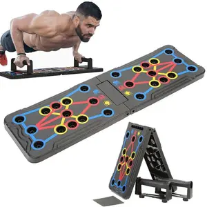 Multifunctional Push Up Folding Exercise Board New Abdominal Home Gym Sports Equipment Push Up Push Up Board