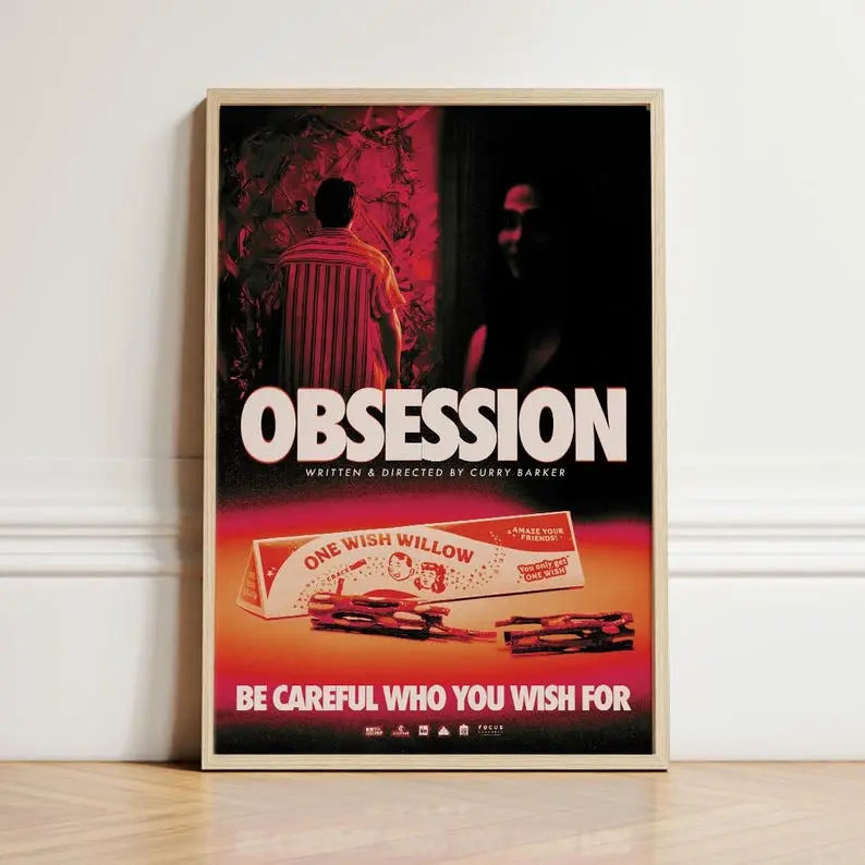 Obsession (2026) Horror Film Bandicoot Art Print, Unframed Multi-Size Movie Poster for Home Decor, Sports Decor Wall Art, Unframed Print