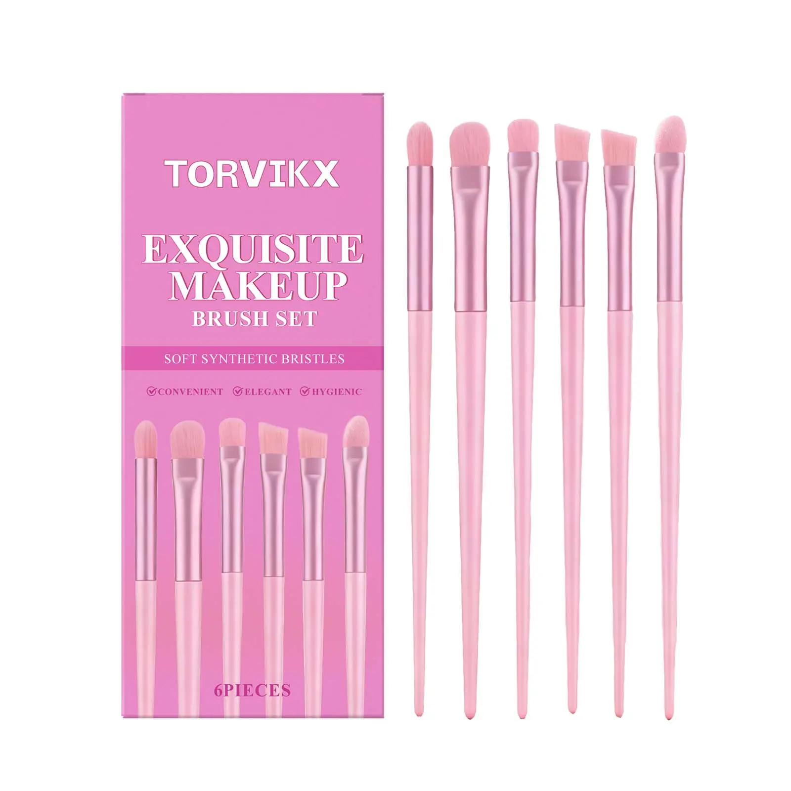 1 Set Multi-Pack Makeup Brush Kit with Soft Bristles, Portable Beauty Tools for Foundation, Eyebrows & Daily Makeup Routine, Everyday Makeup