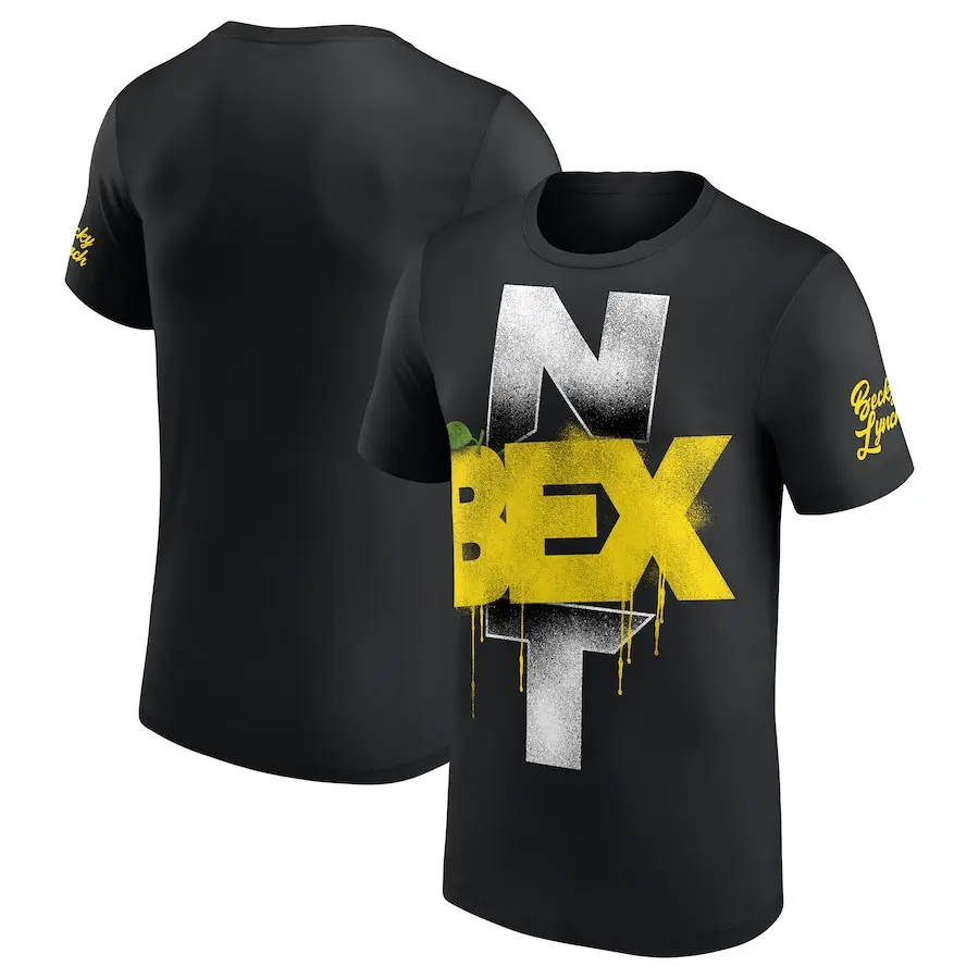 Men's Black Becky Lynch N-Bex-T T-Shirt Professional Wrestler Tee For Man and Woman Unisex T-Shirt, Hoodie, Sweatshirt Menswear Fitted