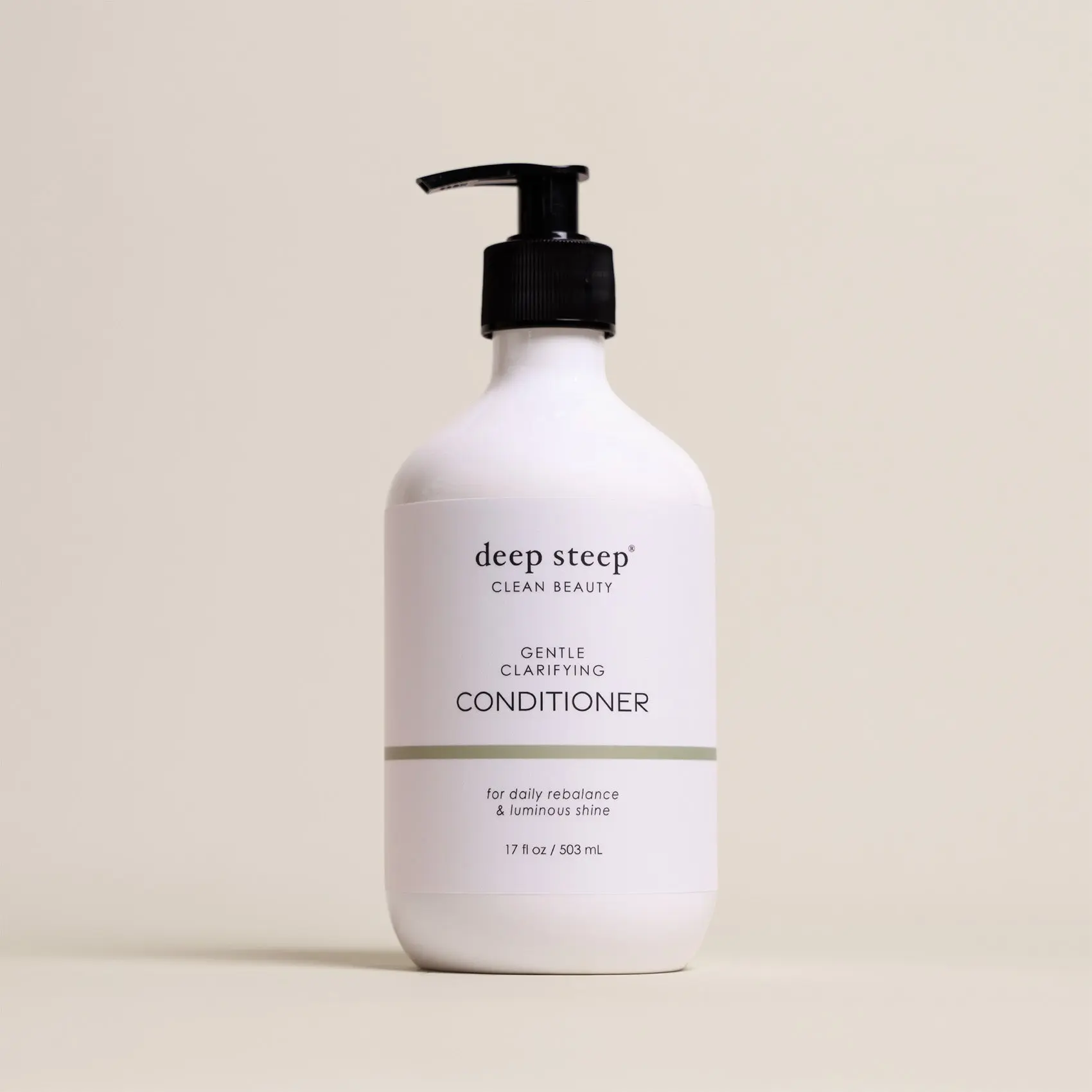 Deep Steep Gentle Clarifying Conditioner 17 oz / 500 ml for Daily Wb Blondness with Cleansing, Aloe & Calming Properties
