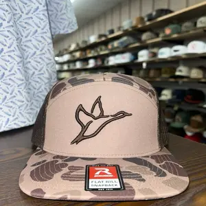 7 Panel Bark Duck Camo Hat