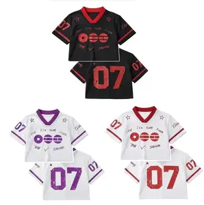 Arirang 2026 Crop Jersey for Women, Chicago World Tour Mesh Crop Top, Be Back Concert Jersey for Girls, Kpop Fan Merch Outfit
