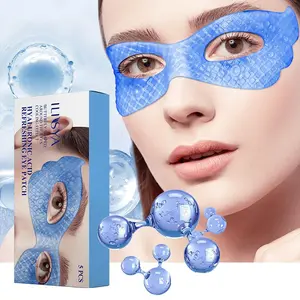 Hyaluronic Acid Collagen Eye Mask, 5 Counts/box Moisturizing Eye Care Mask, Eye Treatment Mask, Eye Care Product for Women & Men, Collagen Eye Patches