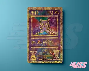 Trading Card Game Inspired Sticker Cover Viral Card Cover Mew Anchient V maxx