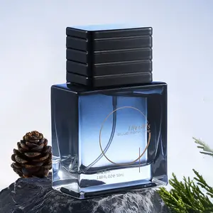 1count 50ML Men's Long-Lasting Fresh Fragrance, Light Floral Scent, High-Quality Romantic Botanical Perfume, Ideal Gift for All Occasions