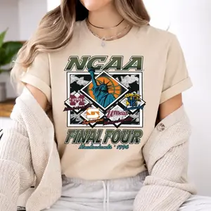 Vintage 1996 Final Four Basketball T-Shirt | Meadowlands NJ Tournament Graphic Tee | Retro 90s College Hoops Fan Gift | Classic Sports Streetwear