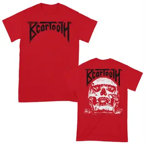2 Sides Beartooth Band Skull Red T-Shirt Cotton Unisex Size S-5XL D0266