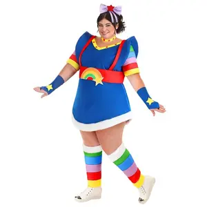 Plus Size Rainbow Brite Costume for Women