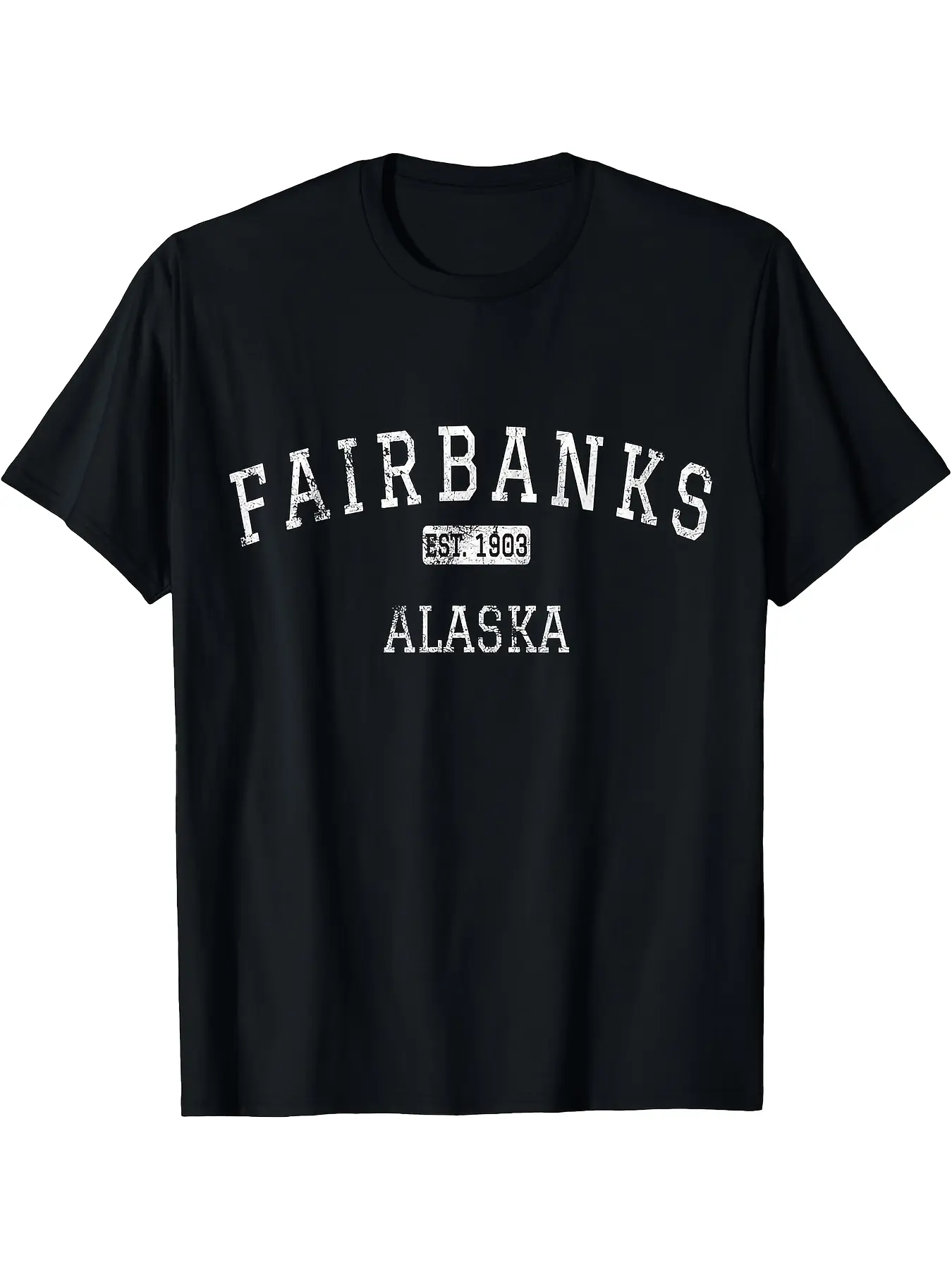 Fairbanks Alaska AK Vintage TShirtSame Style for Men