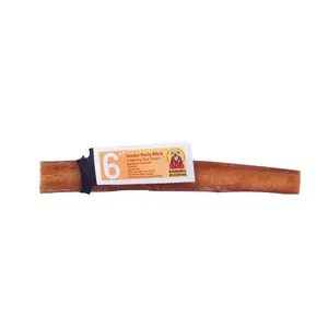 (5 Pack) Jumbo Bully Stick 6″ for Small Dogs / Strong Chewers