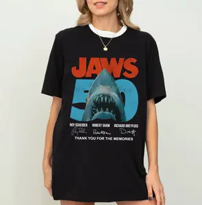 Jaws 1975 Shirt, Jaws 50th Anniversary Shirt