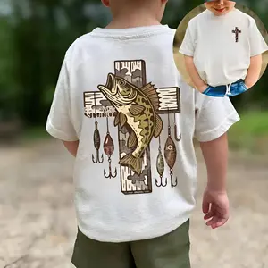 Youth and Adult Camo Cross Fishing T-shirt or Sweatshirt, Faith and Fish Lure Clipart, Christian Outdoors Sublimation, Fisherman Gift for Dad, Fishing shirt, Outdoor Shirt, Family tee, Trending tee, Youth clothing, gift for son and daughter, summer outfit