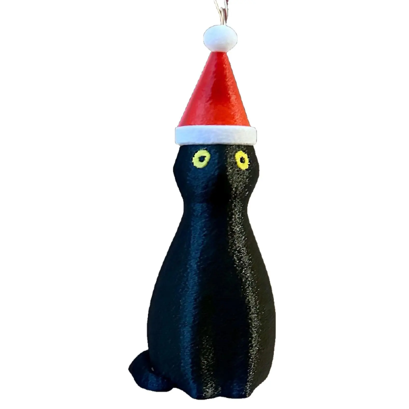 Soetta Jumbo Santa Cat Christmas Tree Ornament - Extra Large 6"