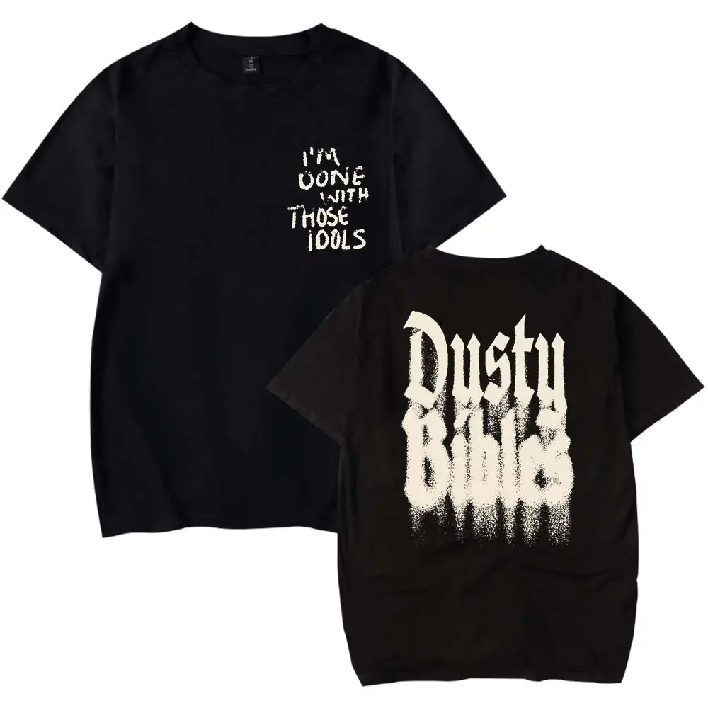 Josiah Queen Dusty Bibles Merch T-Shirt Women Men Casual Crewneck Short Sleeve Fashion Tee minimalist design, quick-dry moisture wicking, vintage style Classic Street Style Gift for Birthday Holiday Christmas Halloween Unisex