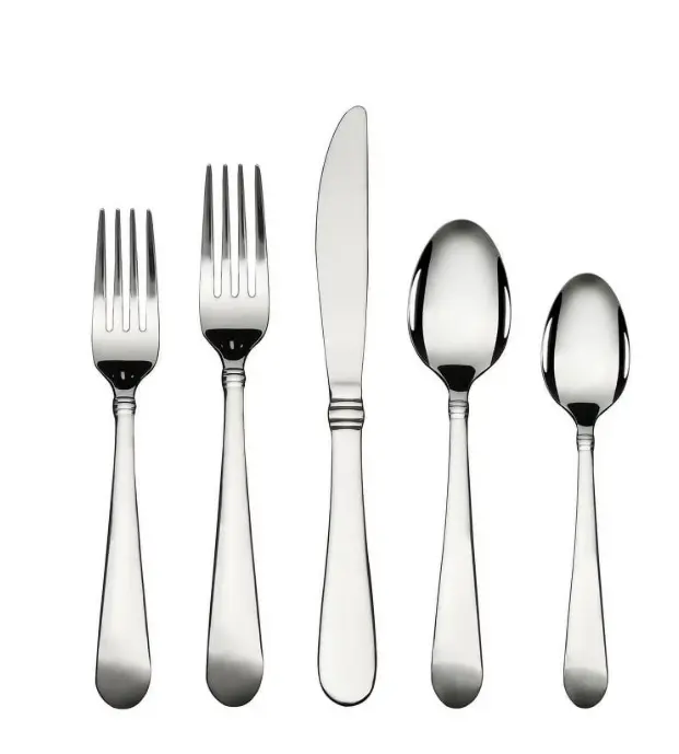 20-Piece Stainless Steel Silverware Set for 4, Forks, Spoons & Knives, Modern Flatware Set for Kitchen, Dining & Everyday Use