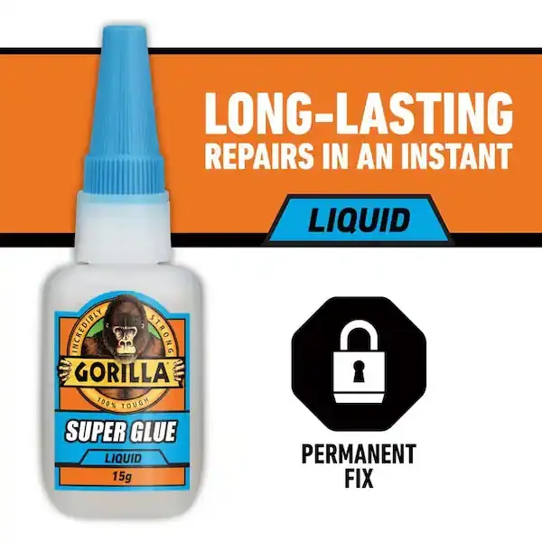 15g Clear Adhesion Super Glue, Quick-Setting Permanent Bond Seal with Long-Lasting Bonding Performance