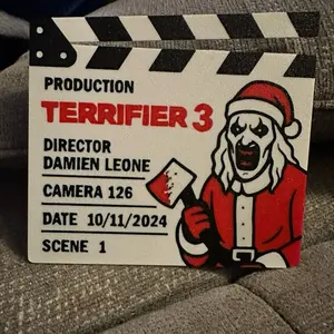 Terrifier 3 Clapperboard Terrifier 3 Clapperboard