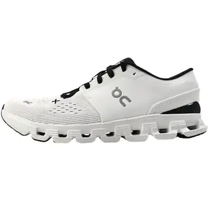 Men's ON Cloud X 4 Sports Sneaker - 'Ivory Black' Athletic Footwear for Outdoor Activities