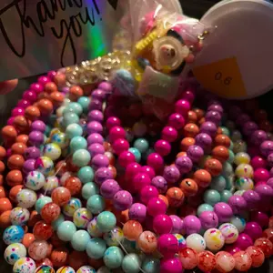 6 Bead strands+String+Charms+Jump rings