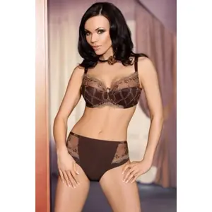 BROWN LACE BRA KALINA UNDERWIRE SEMI SOFT