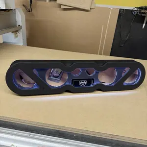 Special for deaf bonce  6.02 cut out Universal 38 roof panel pod with led rgb