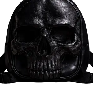 Men's Phantom Skull Design Backpack Pack (Black) - Durable Material, Mens Gifts, Ideal for Collectors