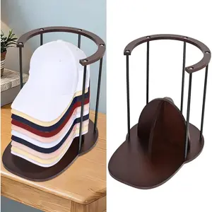 Hat for Baseball Caps, Wood & Hat Organizer Holder Display Stand for At Least 15 Hats,-Saving Baseball Cap for Desk, Closet,Bedroom,Entryway.