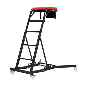 Top Side Creeper for Trucks & SUVs, Rolling Topside Creepers - Automotive Engine Creeper with Locking 360° Casters, Heavy Duty 400 LBS Capacity High Creepers with 48" to 76" Adjustable Height