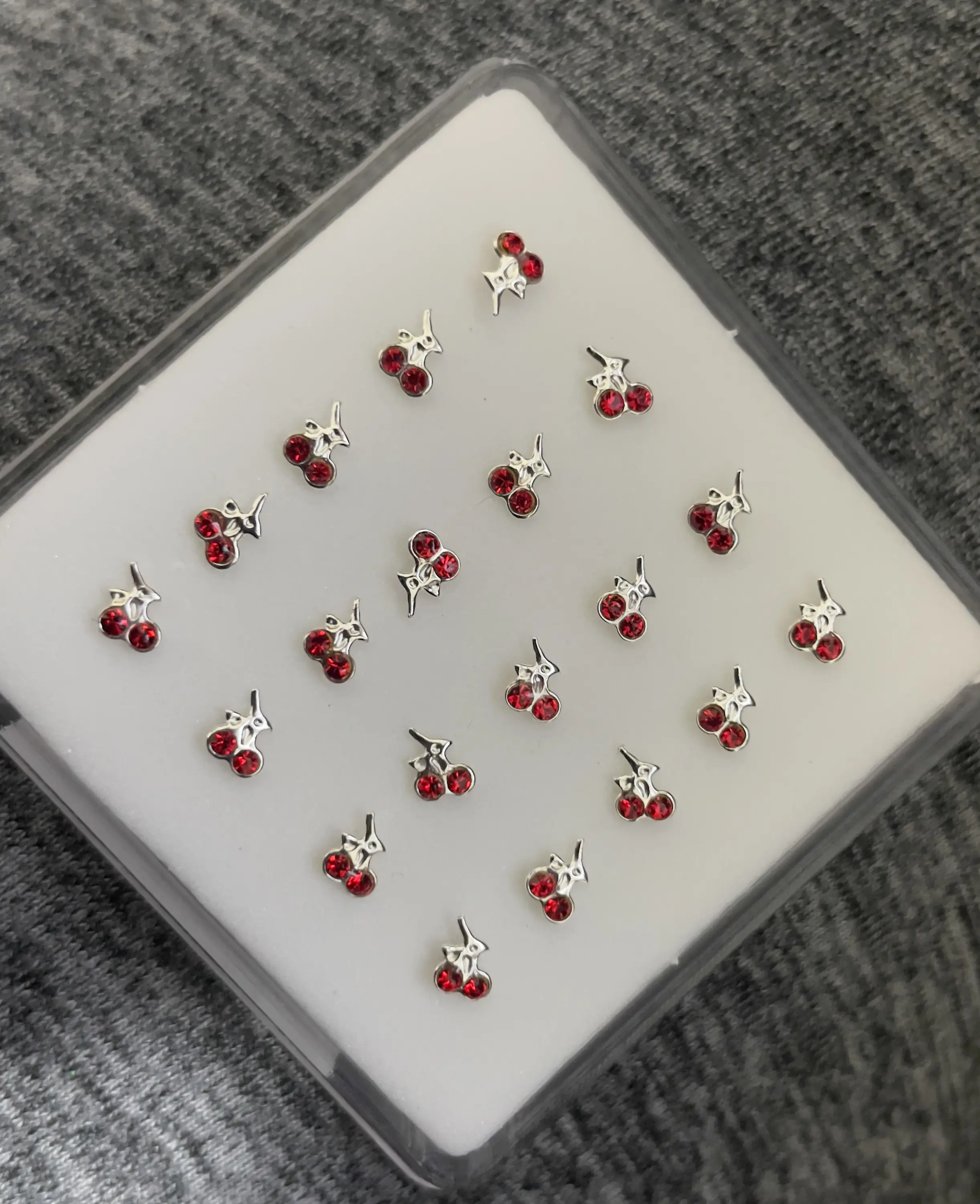 Cherry Nose Ring (1 SINGLE NOSE RING)