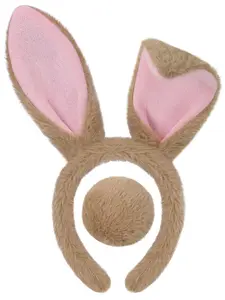 Easter Bunny Ears Headband Set - Rabbit Ears Hairbands Halloween Costume Accessories