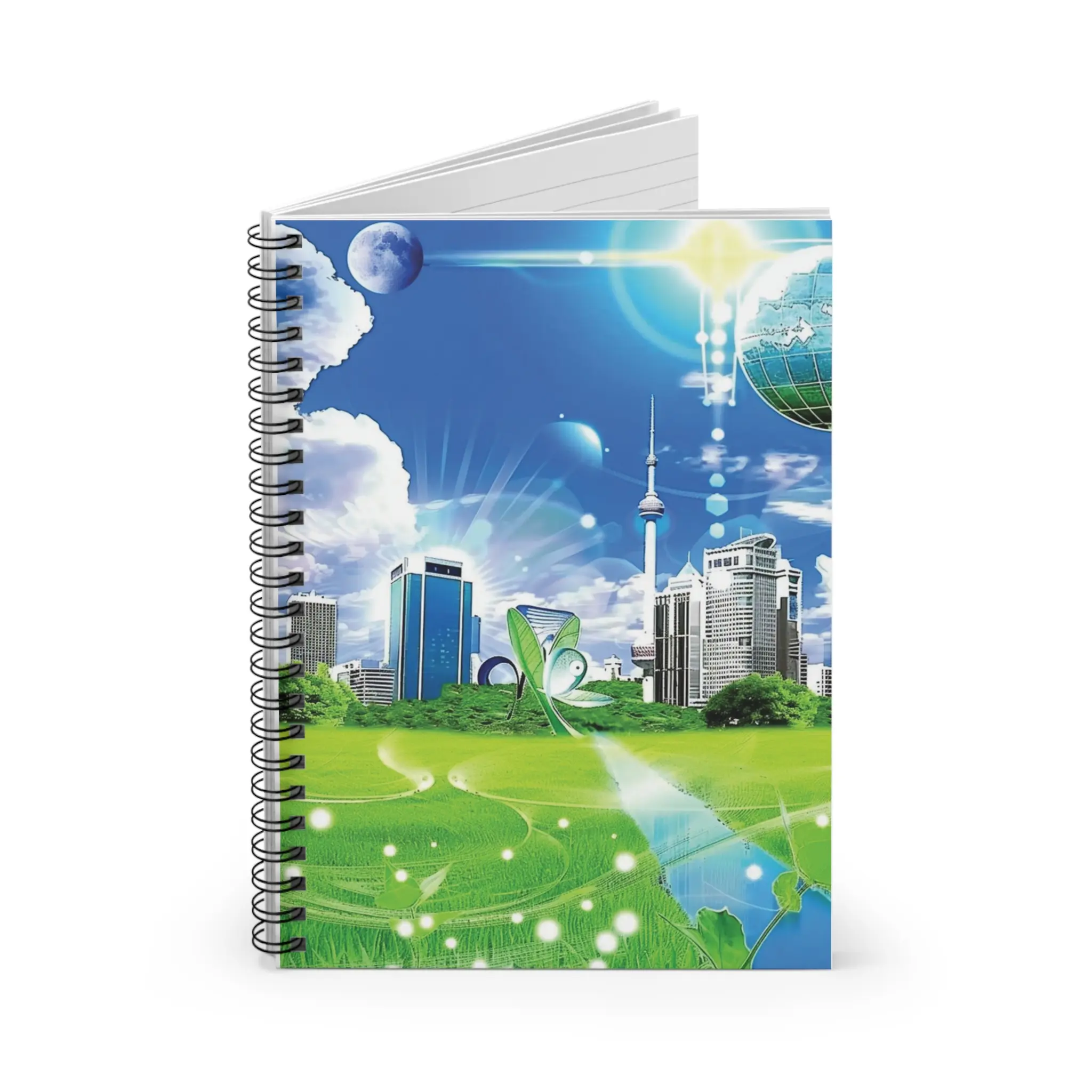 frutiger aero spiral notebook- style 1