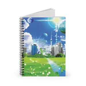 frutiger aero spiral notebook- style 1