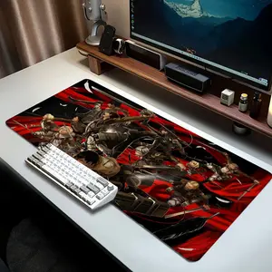 A_Attack on Titan  Mouse Pad Anti-slip rubber base, high-definition mouse pad suitable for PCs, computers, and workspaces - an ideal gift for gamers and anime fans - a sturdy and durable work or play mat for tech enthusiasts - Non slip mousepad