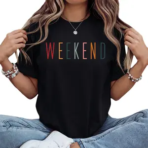 Hello Weekend Shirt – Women’s Funny Friday and Weekend Party Tee