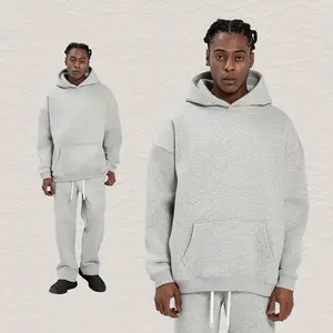 Oversized Hoodie for Men & Women - Heavyweight Fleece Pullover Hooded Sweatshirt, Solid Color Casual Streetwear, Comfy Lounge & Athletic Hoodie with Multiple Colors