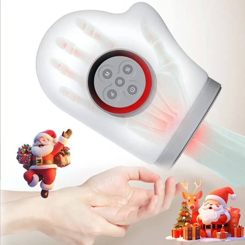Hand Massager with Heat and Compression,Cordless with Heat for，3 Massage Modes,3 Heating Levels,5 Compression Intensities； Winter & New Year Gift, Valentine's Day Gift