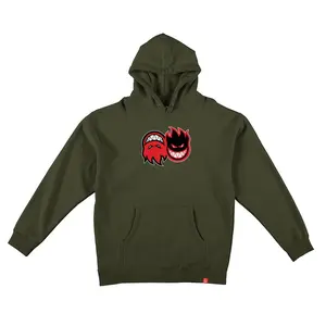Spitfire Wheels Hoody Eternal Fill Pullover Army/Red/Black/White